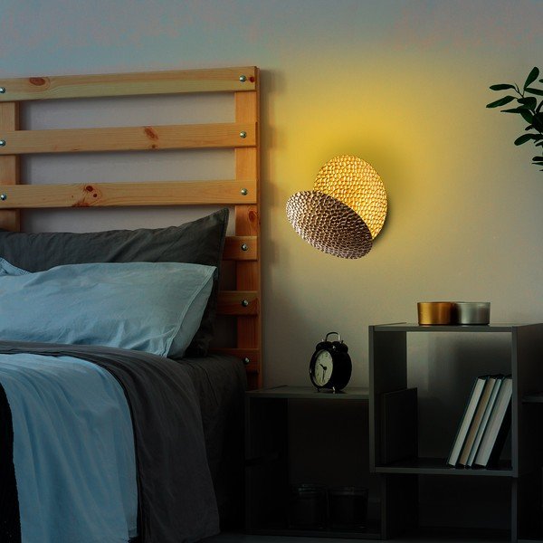 Kuldne LED seinavalgusti ø 21 cm Yosma - Opviq lights-image-2