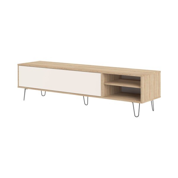 Kreemjas telerilaud tammepuust 165x44 cm Aero - TemaHome-image-2