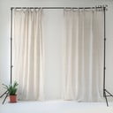 Beež linane aasadega kardin 250 x 130 cm Daytime - Linen Tales