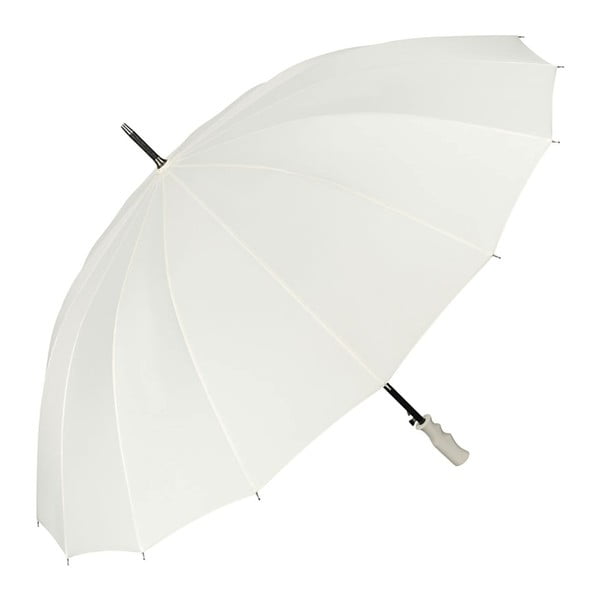 Bílý holový deštník Von Lilienfeld Cleo XXL, ø 120 cm