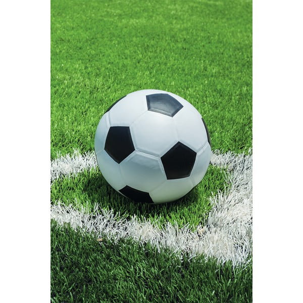 Roheline fliisist laste tekk 100x150 cm Football - Jerry Fabrics