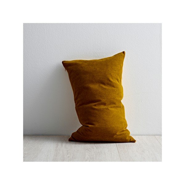 Kõrge puuvillasisaldusega kollane padi Klara, 40 x 60 cm - Södahl-image-3