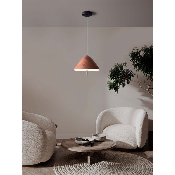 Naturaalset värvi metallist LED-ripplamp metallvarjuga, läbimõõduga 40 cm Oros - Nova Luce-image-3