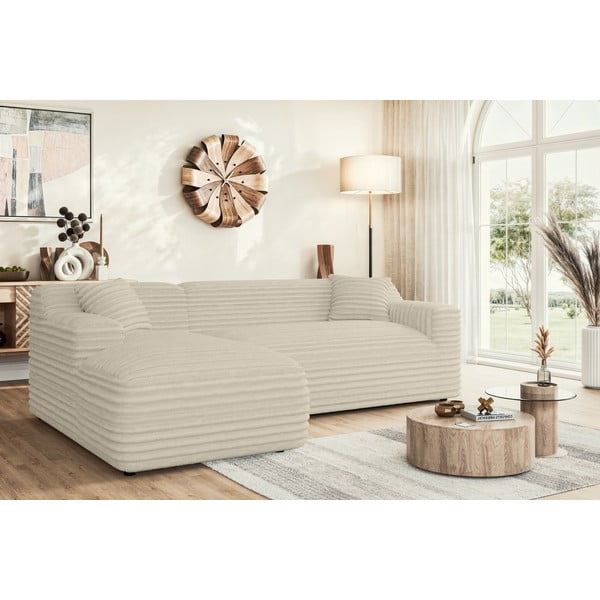 Beež velvetist nurgadiivan (vasak nurk) Martin - Ropez-image-1