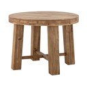 Ümmargune eksootilise puidu spoonist diivanilaud ø 60 cm Emmett - Bloomingville