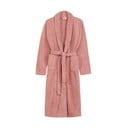 Roosa puuvillane hommikumantel, suurus XS/S Terry - HIP