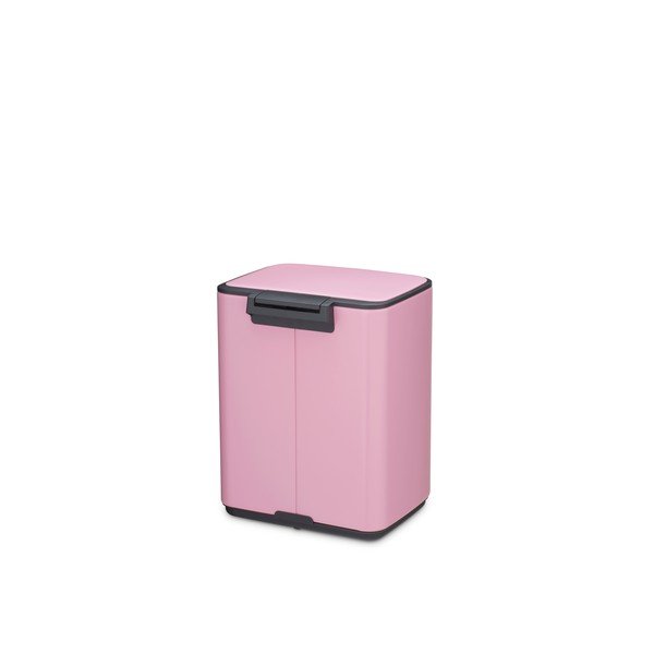 Roosa terasest prügikast 7 l Bo - Brabantia-image-4