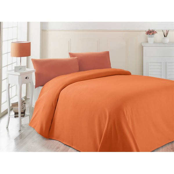 Oranž kerge voodipesu Oranj, 200 x 230 cm - Mijolnir