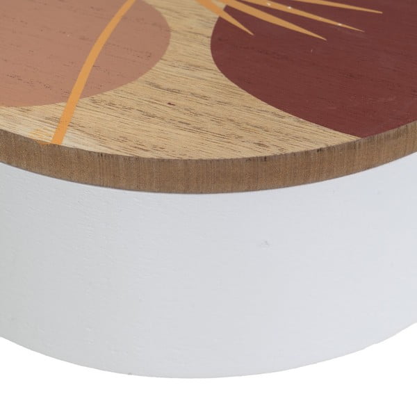 Dekoratiivsed hoiukarbid kaantega 2tk komplektis ø 17x6,5 cm - Casa Selección-image-3