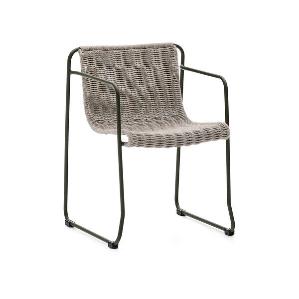 Hallikasroheline metallist aiatool Maurina - Kave Home