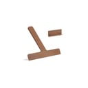 Terrakota värvi klaasipuhastaja koos hoidikuga 22 cm Ume - Zone