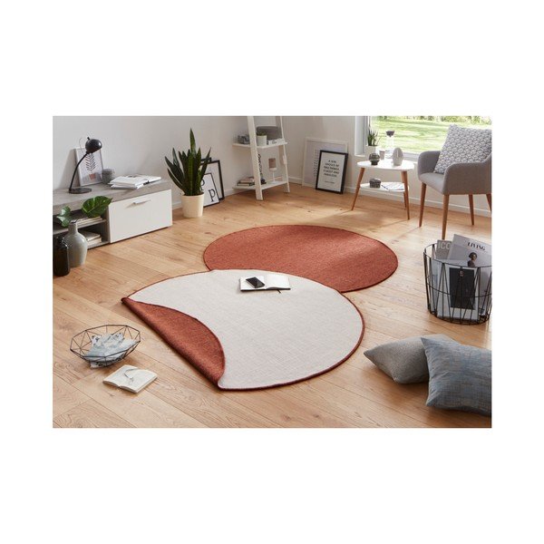 Telliskivipunane välivaip , ø 200 cm Miami - NORTHRUGS-image-2