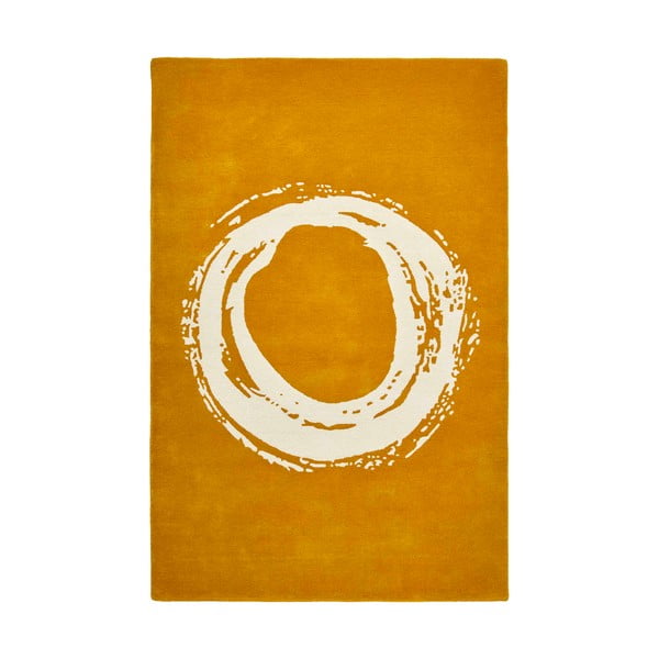 Sinepikollane villane vaip Ring, 120 x 170 cm Elements - Think Rugs
