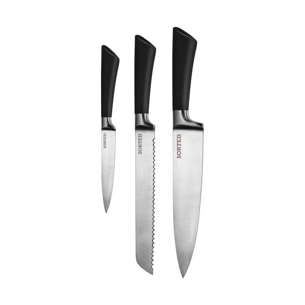 3 noa, kääride, teritaja ja aluse komplekt. - Premier Housewares-image-1