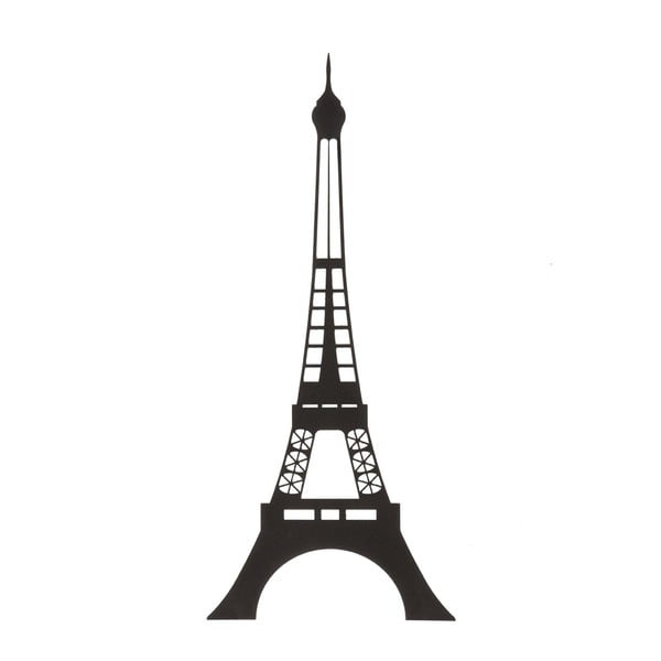Kovová nástěnná dekorace Eiffel Tower