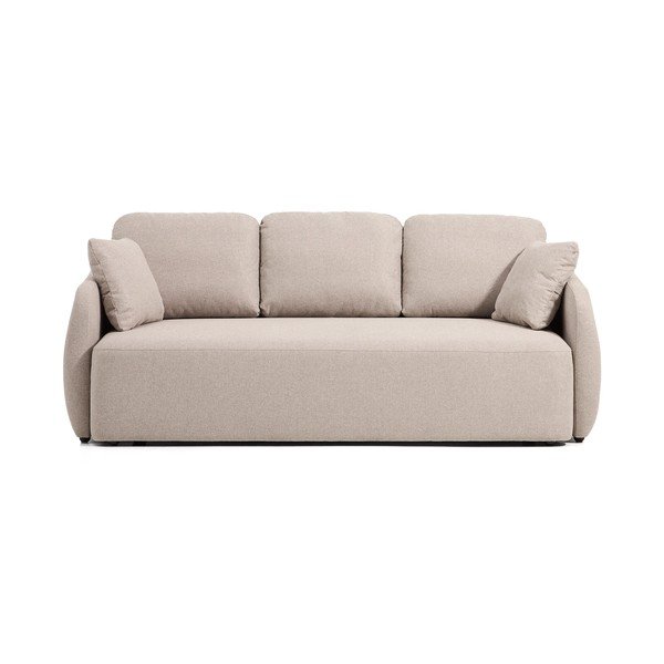 Beež šenillist diivanvoodi 218 cm Laira - Kave Home