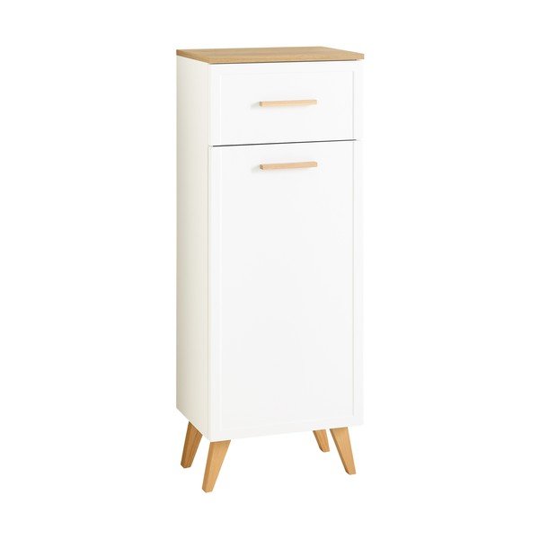 Valge seinale kinnitatav madal vannitoakapp 104x45 cm Quickset 383 - Pelipal-image-2