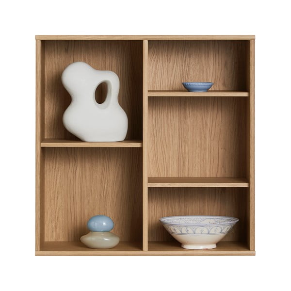 Rippuv raamaturiiul tammedekooriga 70x70 cm Mistral - Hammel Furniture-image-2