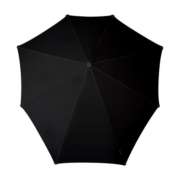 Deštník Senz original pure black, odolný vůči větru o rychlosti až 100 km/h