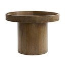 Ümmargune mangopuidust diivanilaud ø 60 cm Kalomo - Light & Living