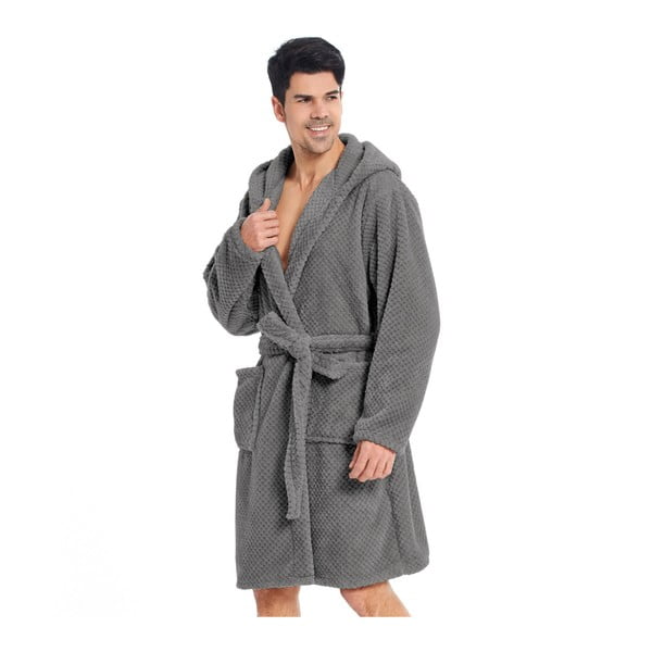 Hall unisex mikrokiust hommikumantel, suurus M Sleepyhead - DecoKing-image-1