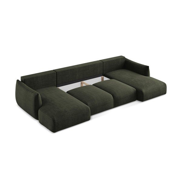 Roheline nurgadiivanvoodi (U-kujuline) Leila - Makamii-image-4