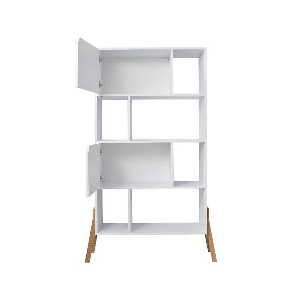 Valge tammepuust raamaturiiul Lotta - BELLAMY-image-1