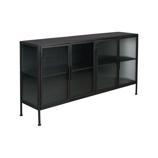 Must metallist vitriinkapp 150x80 cm Boli - Dutchbone-image-2