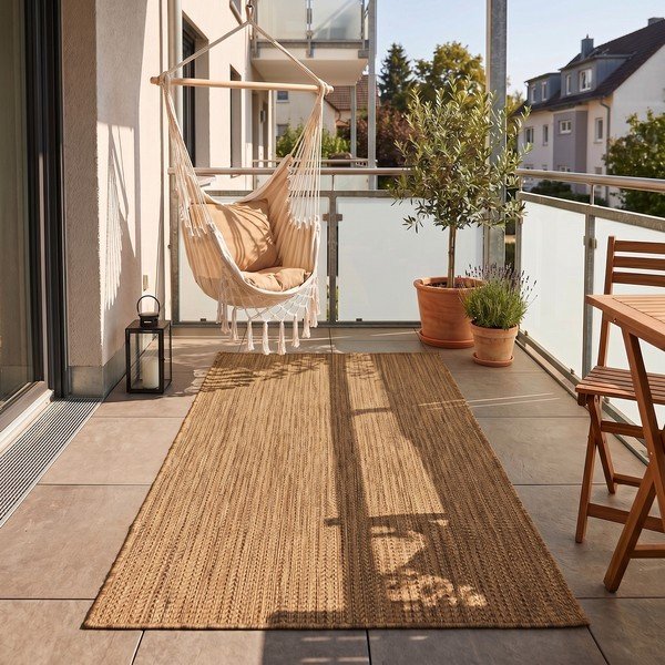 Pruun sise- ja õuevaip 60x100 cm Mira 1450 - Ayyildiz Carpets-image-1
