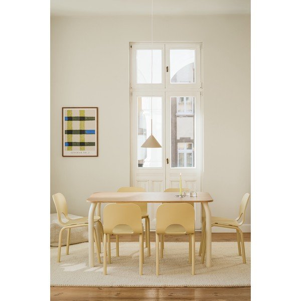 Söögilaud tammepuust pealispinnaga 80x140 cm Meko - noo.ma-image-2