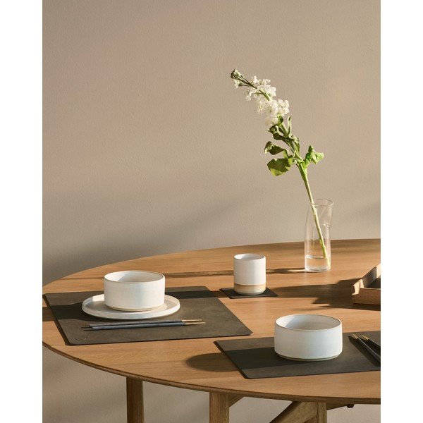 Öko-nahast lauamatt 35x45 cm Square L Nupo - LIND DNA-image-1