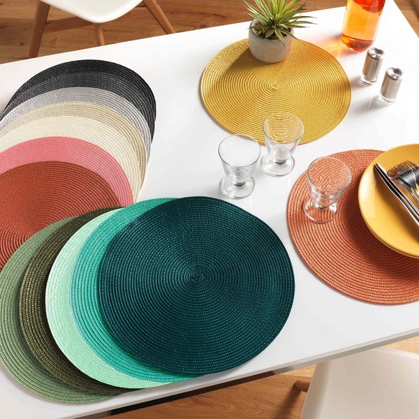 Plastmassist lauamatt ø 35 cm Zebulon - douceur d'intérieur-image-1