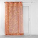 Oranž voile kardin 140x280 cm Belflor - douceur d'intérieur