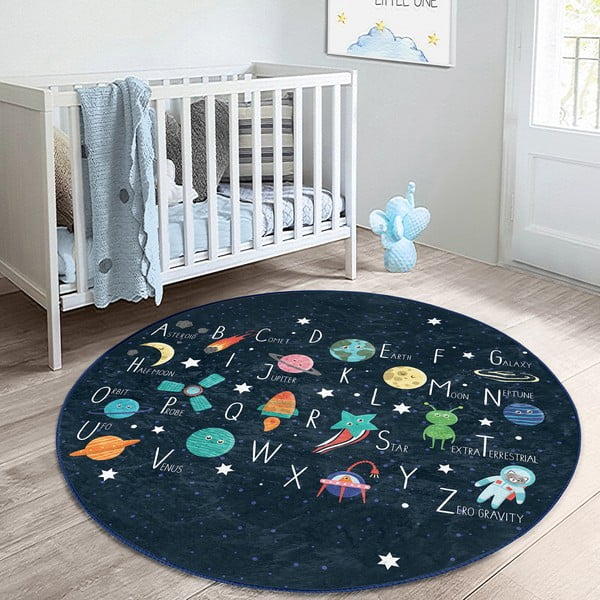 Tumesinine laste vaip ø 100 cm Comfort - Mila Home-image-1
