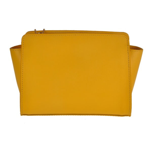 Žlutá kožená kabelka Matilde Costa Roeli