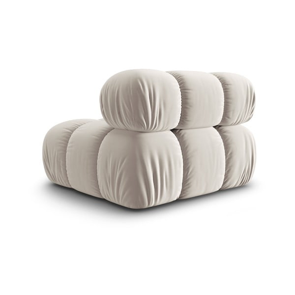 Beež sametist diivanimoodul (keskosa) Bellis - Micadoni Home-image-4