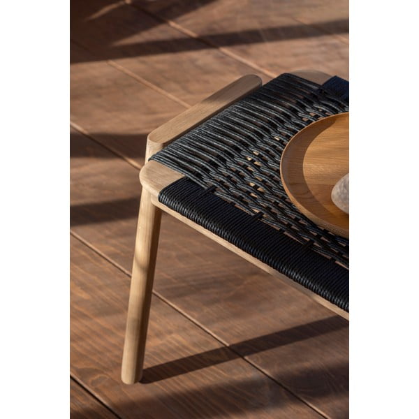 Must-puiduvärvi pink Klupa - Gazzda-image-1