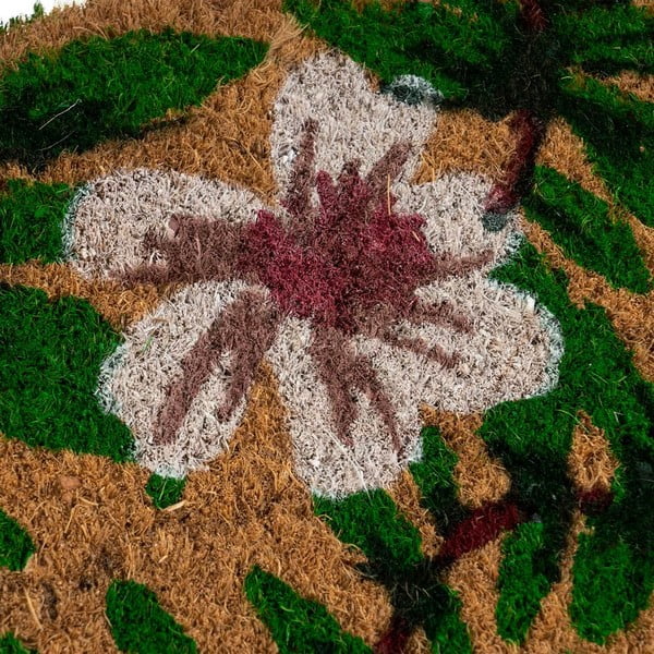 Kookoskiududest uksematt 40x60 cm Leafy - Casa Selección-image-1