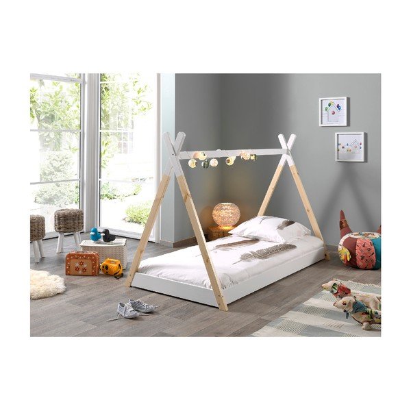 Valge lastevoodi , 90 x 200 cm Tipi - Vipack-image-2