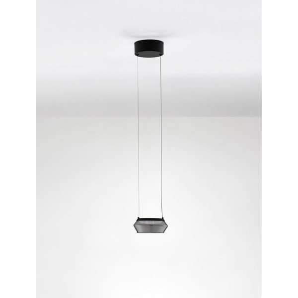 Mattmust klaasist LED-ripplamp ø 14 cm Jailyn - Nova Luce-image-3