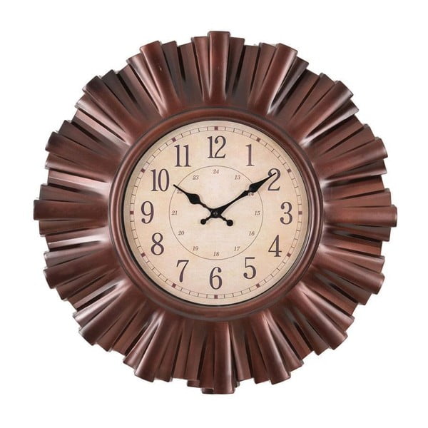 Nástěnné hodiny Clock In Brown