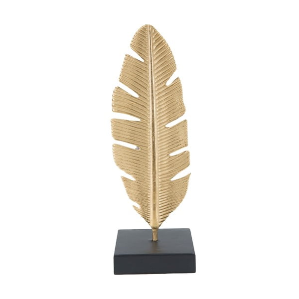Dekoratiivne kuldne küünlajalg Feather, kõrgus 30 cm Glam - Mauro Ferretti