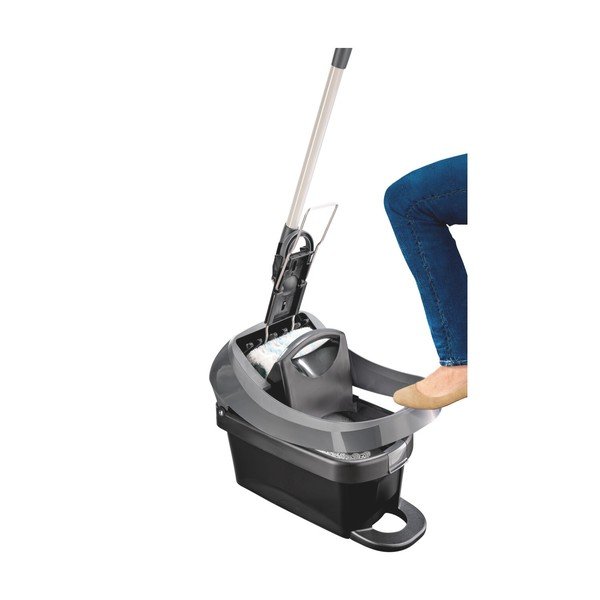 Pöörlev mopp ämbriga Profi XL Mobile Black - LEIFHEIT-image-1