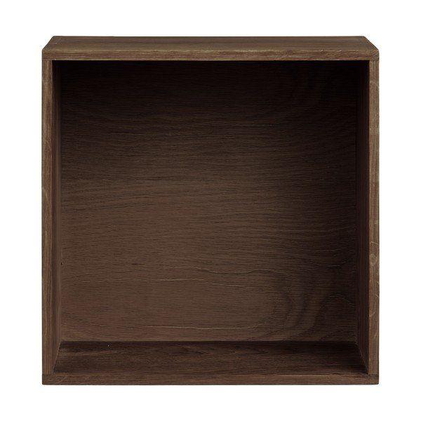 Tumepruun tammepuidust riiul 30 cm Townsville - House Nordic-image-3