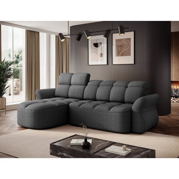 Tumehall sametist lahtikäiv/sahtliga nurgadiivan (vasak nurk/lamamisosaga) Beneth – ELTAP-image-3