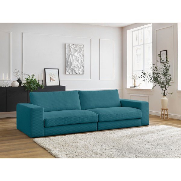 Sinine velvetist diivan 274 cm Leonard - Bobochic Paris-image-1