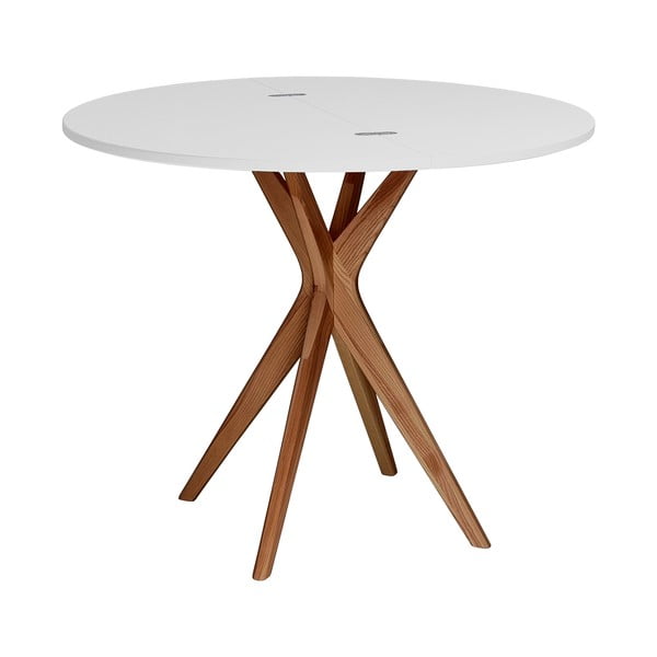 Ümmargune kokkupandav söögilaud 45x90 cm Jubi - Ragaba-image-2