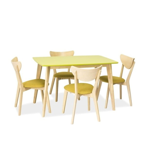 Jídelní stůl Combo, zelený