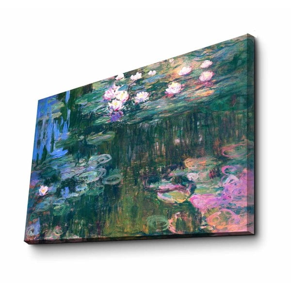 Seinareproduktsioon lõuendil , 45 x 70 cm Claude Monet - Wallity-image-2