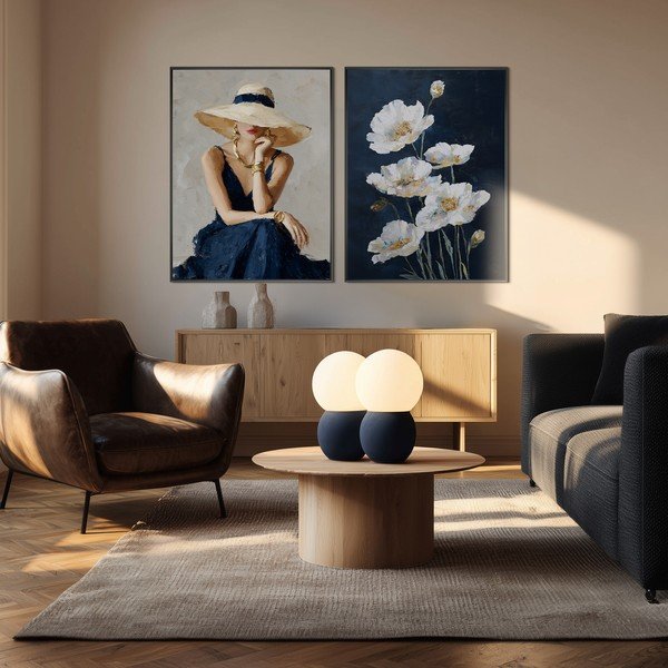 Trükitud pilt raamiga 60x80 cm White Poppies - Styler-image-4